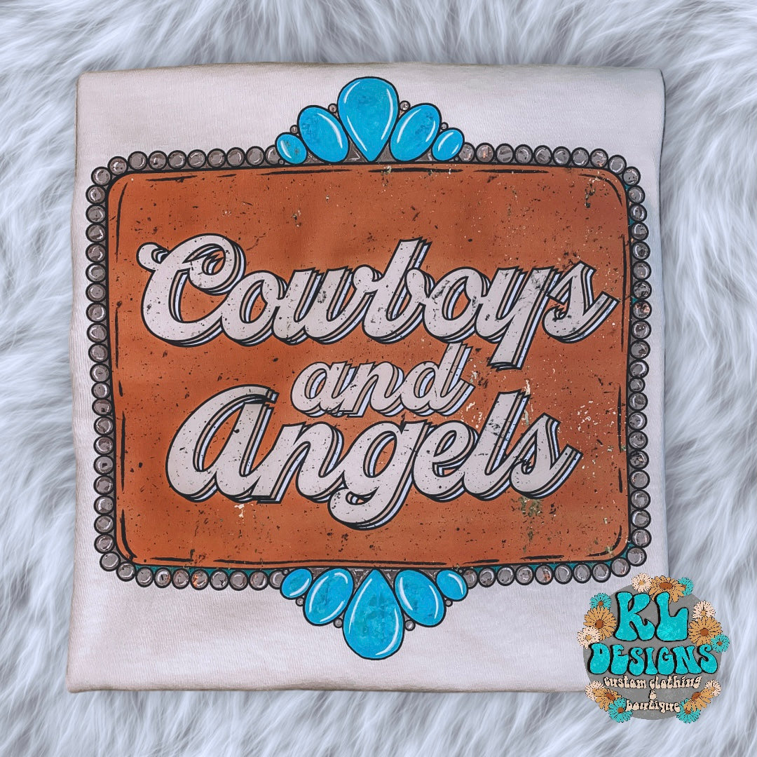 Cowboys/Angels Tee
