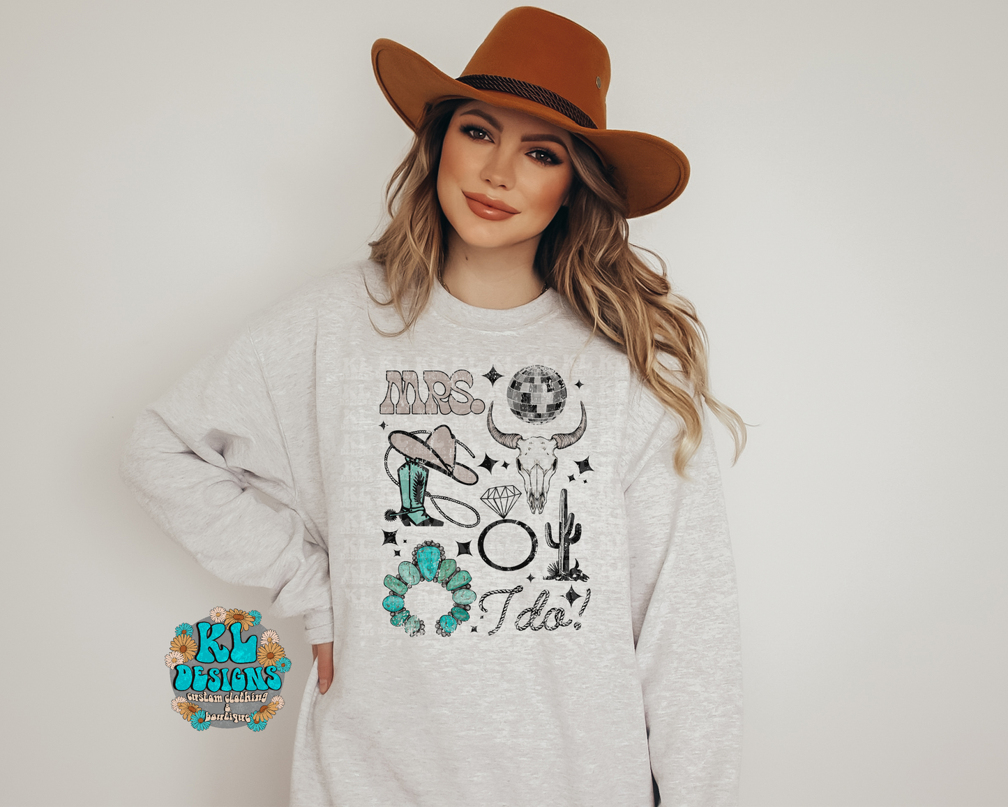 Western Bride Collage