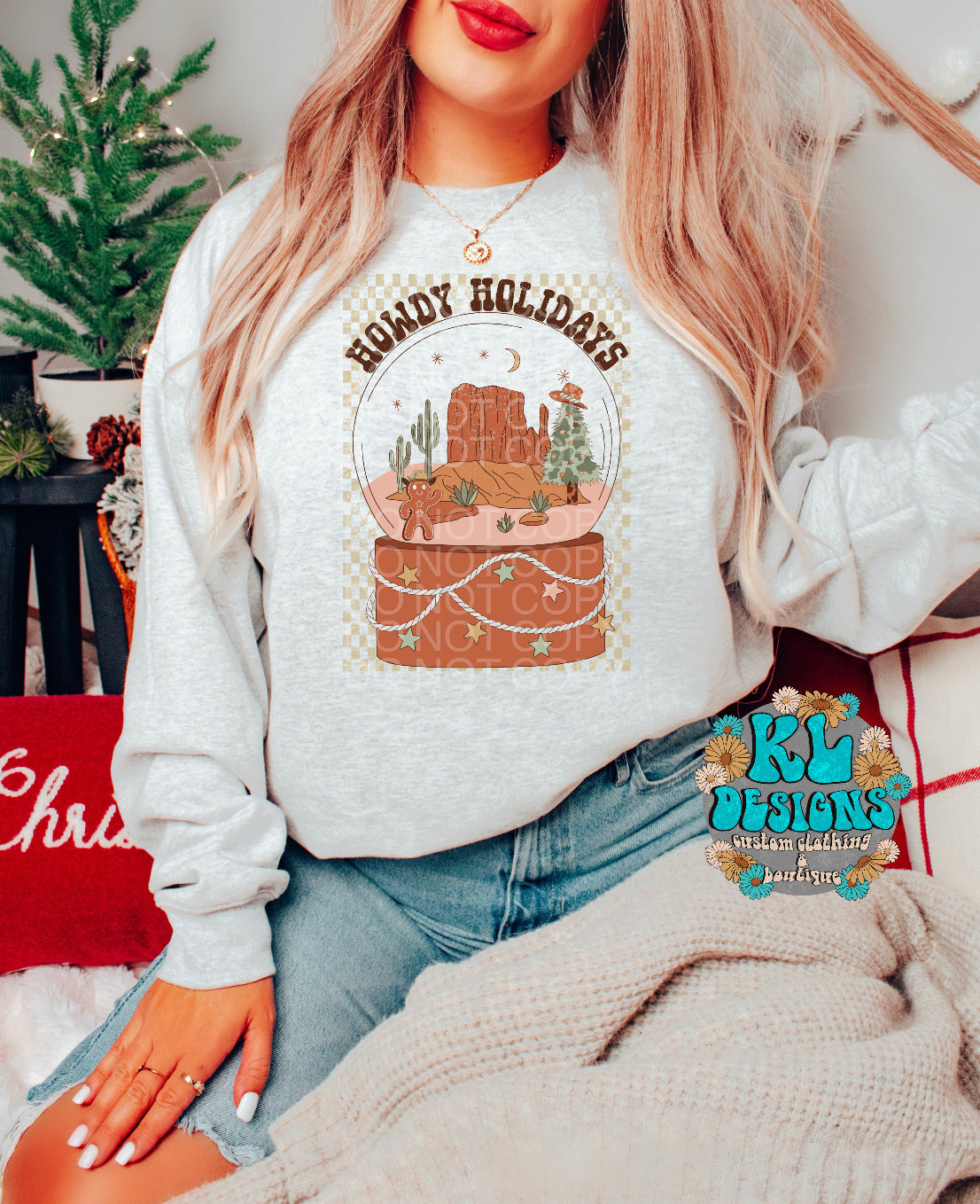 Howdy Holidays Globe | Digital Download