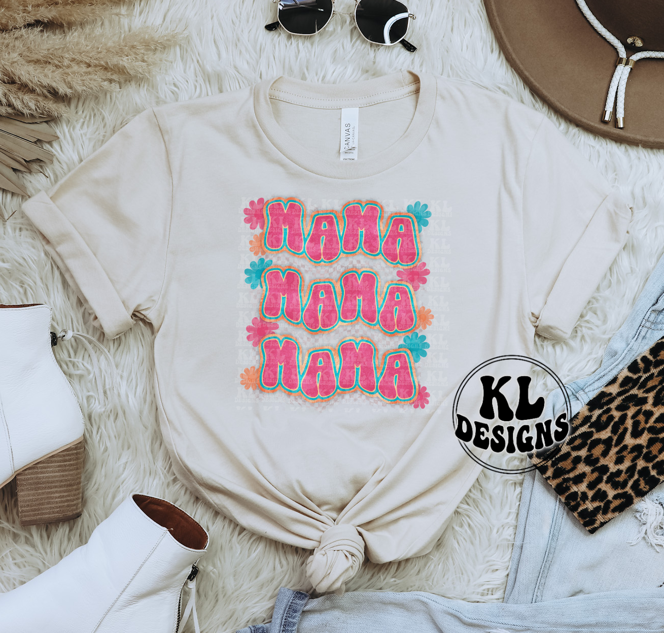 Retro Flower Mama | Digital Download