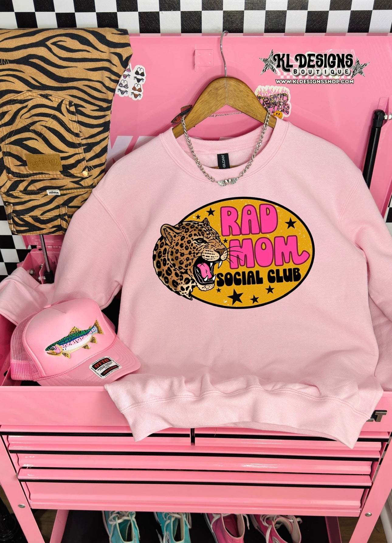 Rad Mom Social Club Leopard