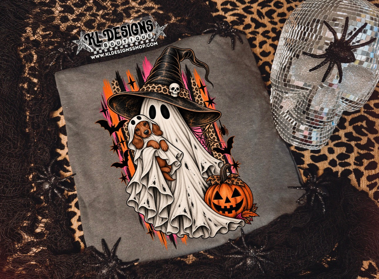 Halloweenie Witch Ghost