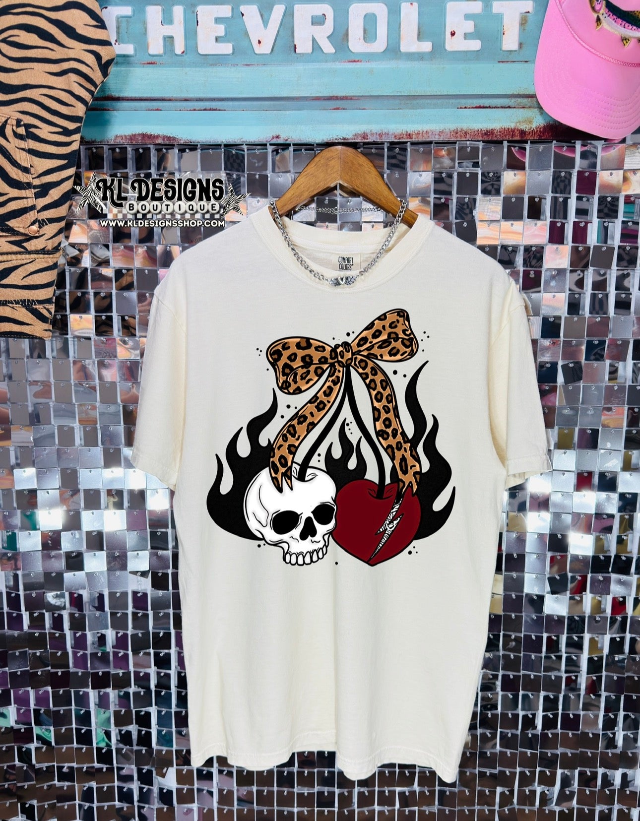 Leopard Edgy Girl Flame Cherries