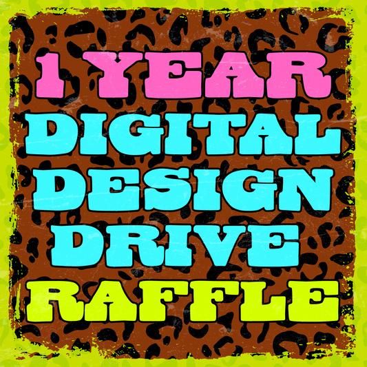 1 Year Digital Design Drive Raffle