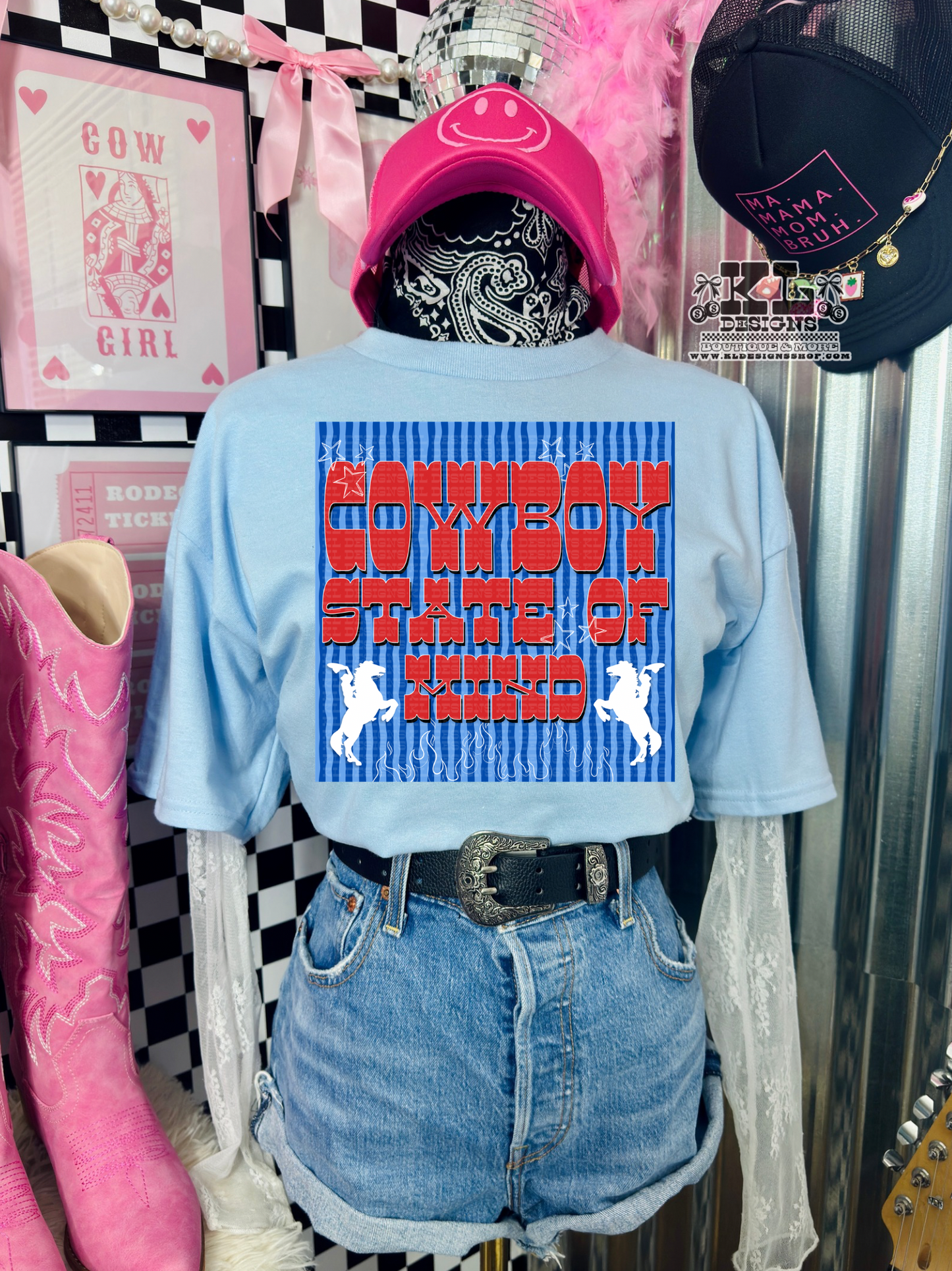 Striped Cowboy State Of Mind