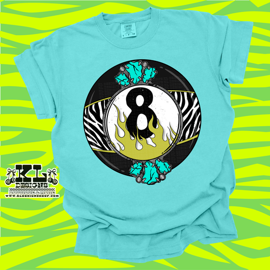 Wild Thang Zebra 8 Ball