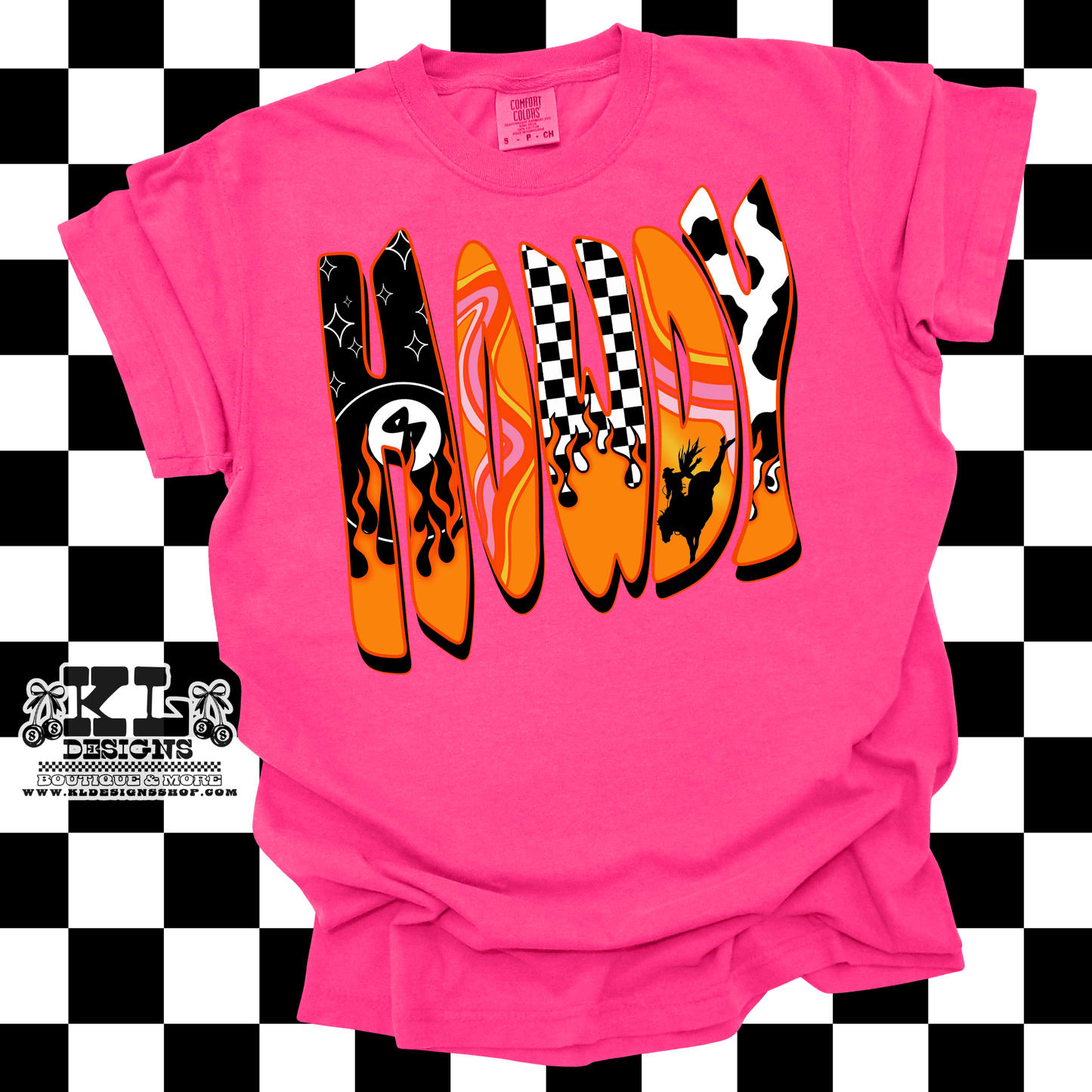 Pink Retro Wild Howdy