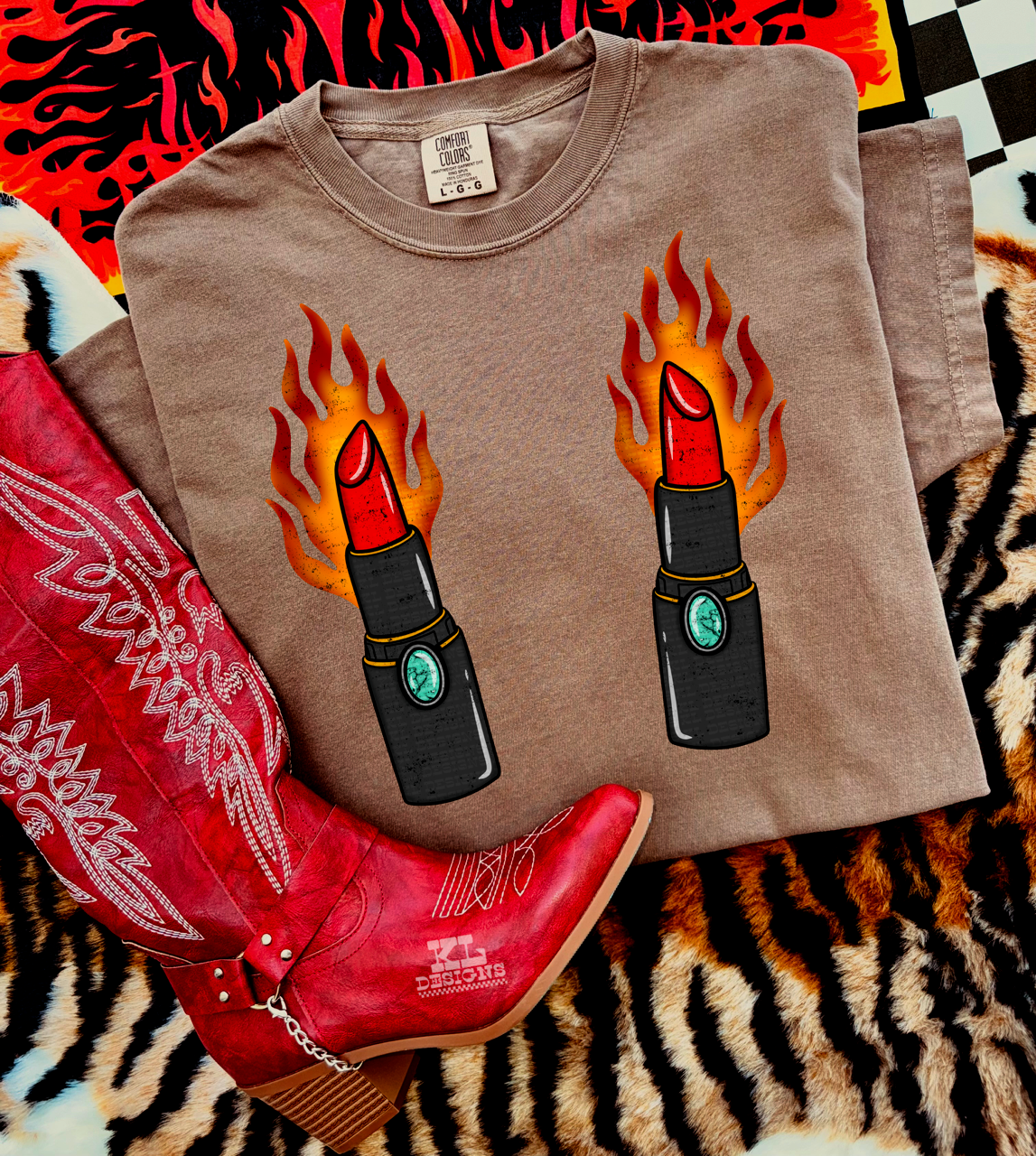 Edgy Flame Lipsticks