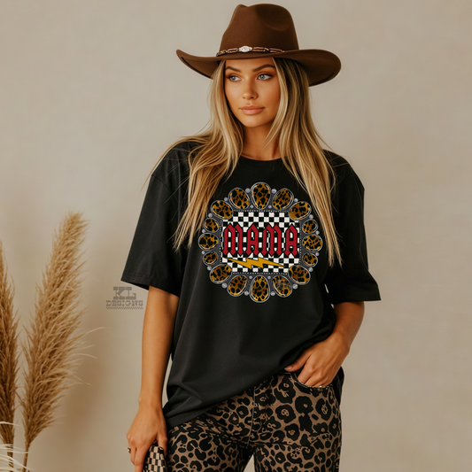 Leopard Checkered Mama Jewel
