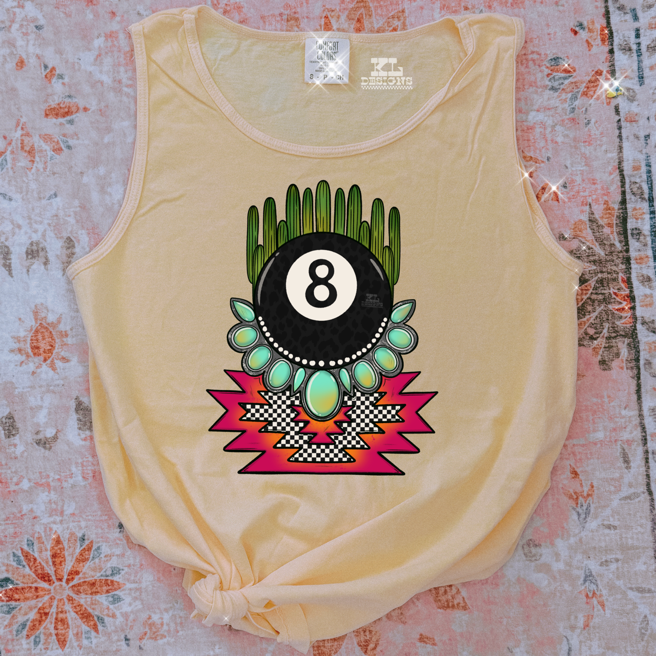 Aztec Cactus 8 Ball Jewel