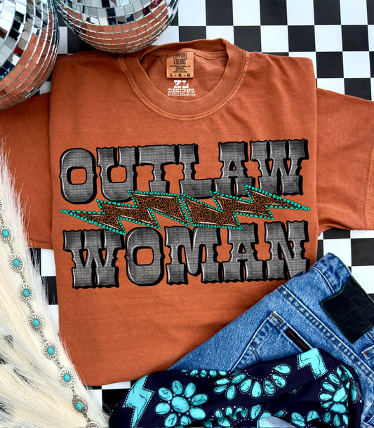 Out law Woman Leopard Bolt Grey