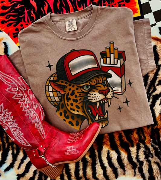 Vintage Grunge Trucker Cig Jaguar