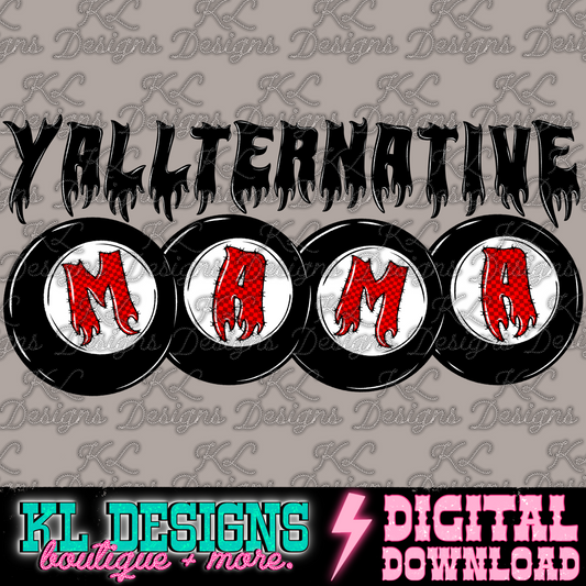 Yallternative Mama 8 Balls Red| Digital Download