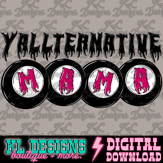 Yallternative Mama 8 Balls Pink | Digital Download