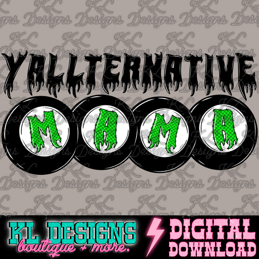Yallternative Mama 8 Balls Green | Digital Download