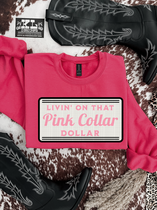 Pink Collar Dollar Light Pink