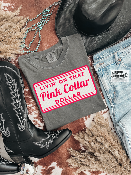 Pink Collar Dollar Hot Pink