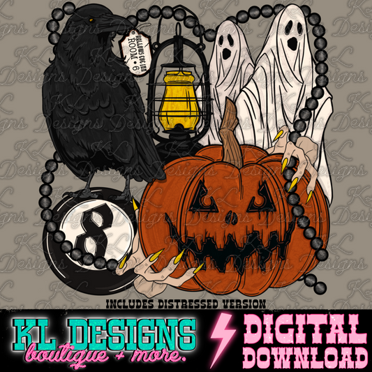 Hallows Eve Inn Collage | Digital Download