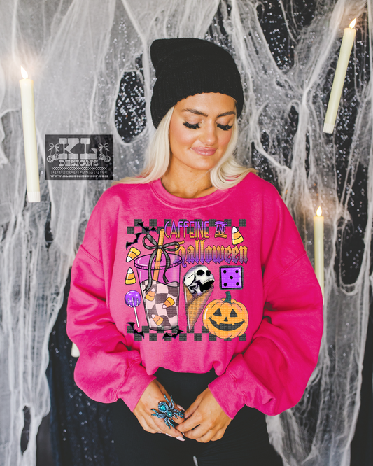 Caffeine & Halloween Collage