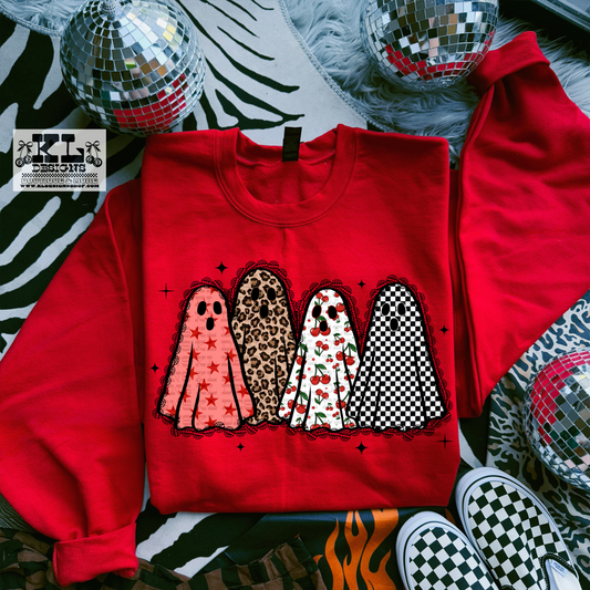 Trendy Pattern Lace Ghosts