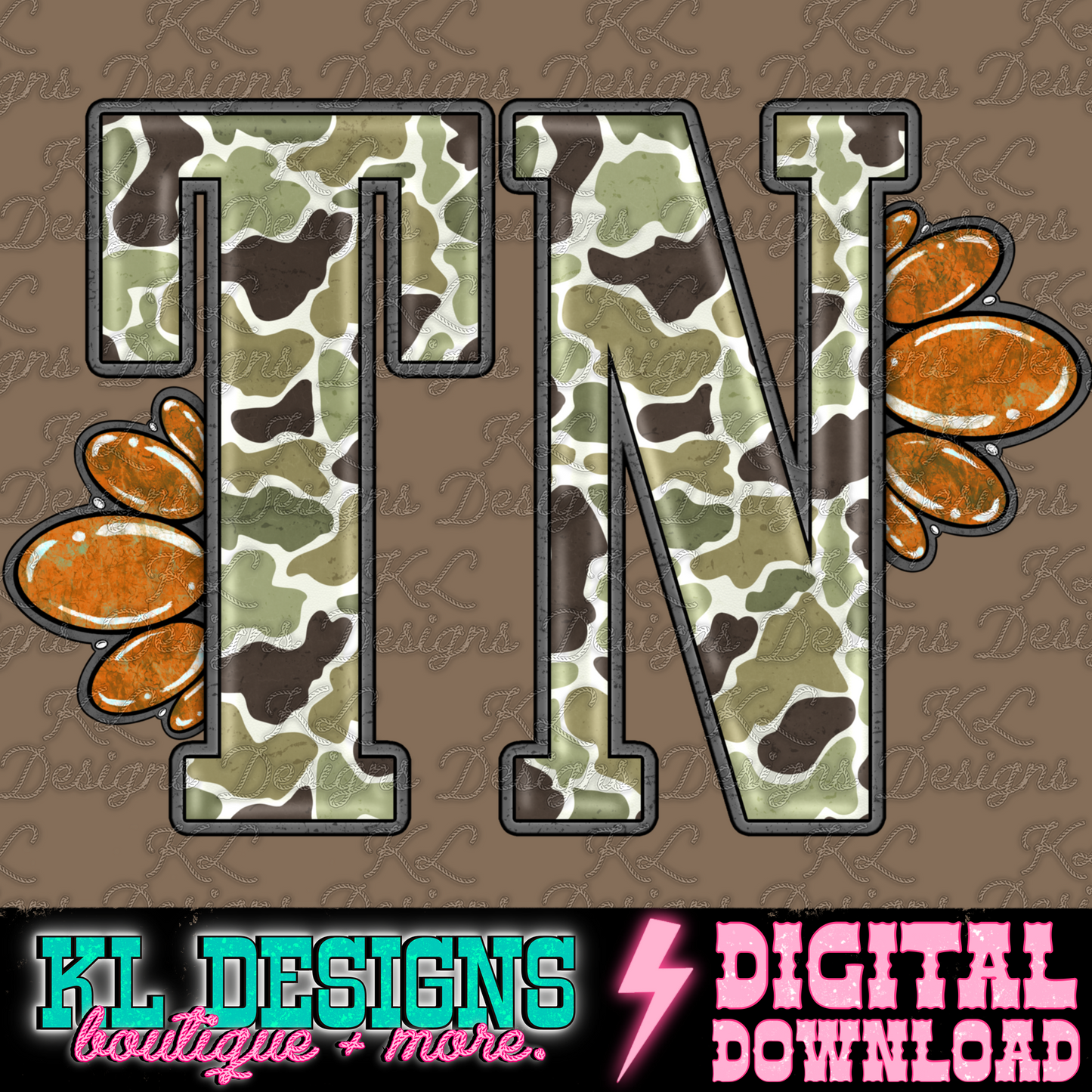 Camo Jewel State TN | Digital Download
