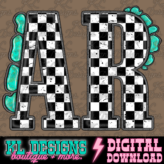 Checkered Jewel State AR | Digital Download