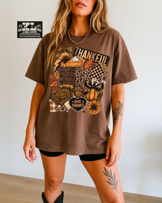 Give Thanks Thanksgiving Collage