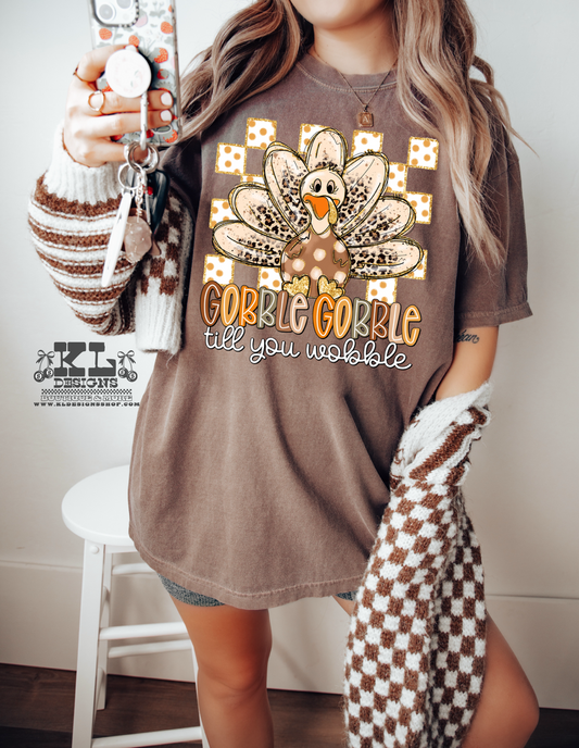 Cheetah Leopard Gobble Wobble Turkey