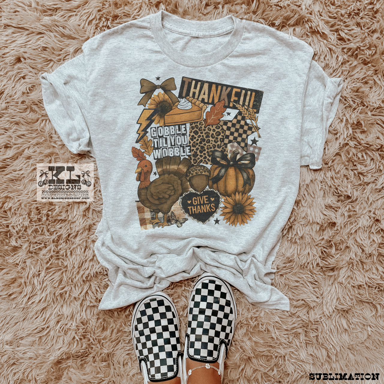 Give Thanks Thanksgiving Collage