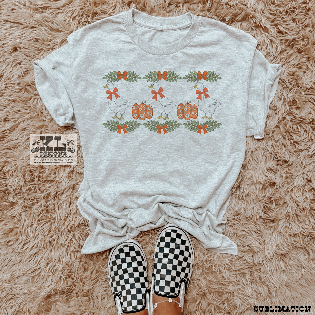 Autumn Pumpkin Geese