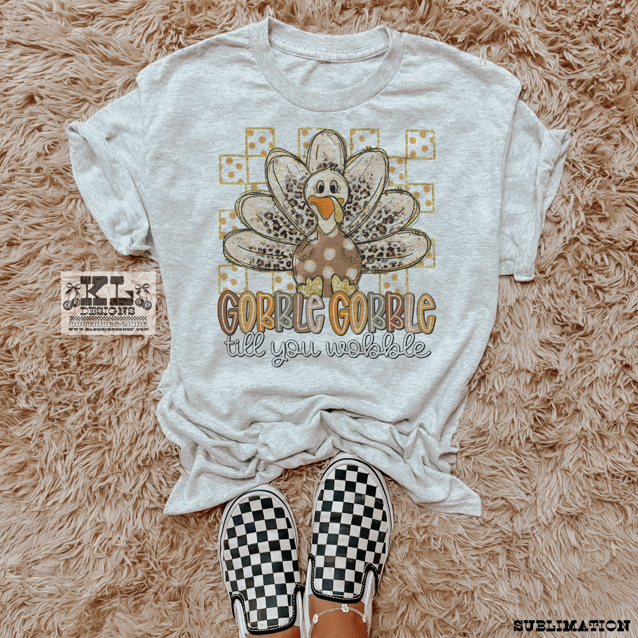 Cheetah Leopard Gobble Wobble Turkey