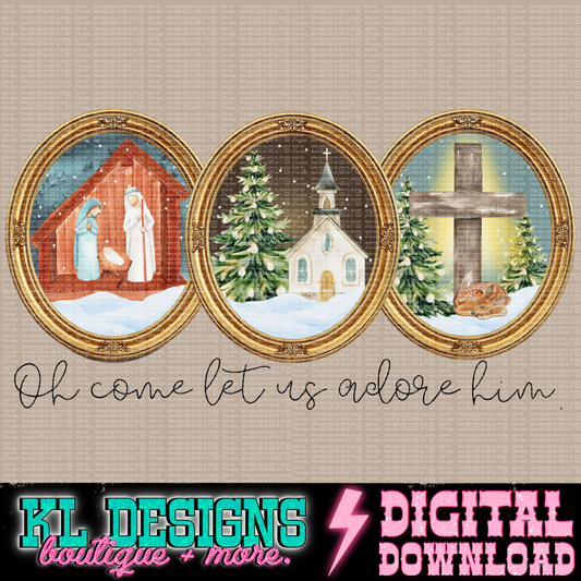 Adore Him Frames | Digital Download