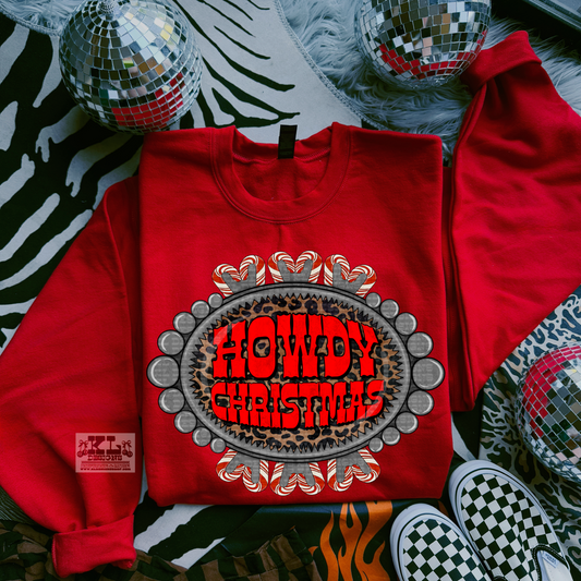 Howdy Christmas Candy Cane Jewel