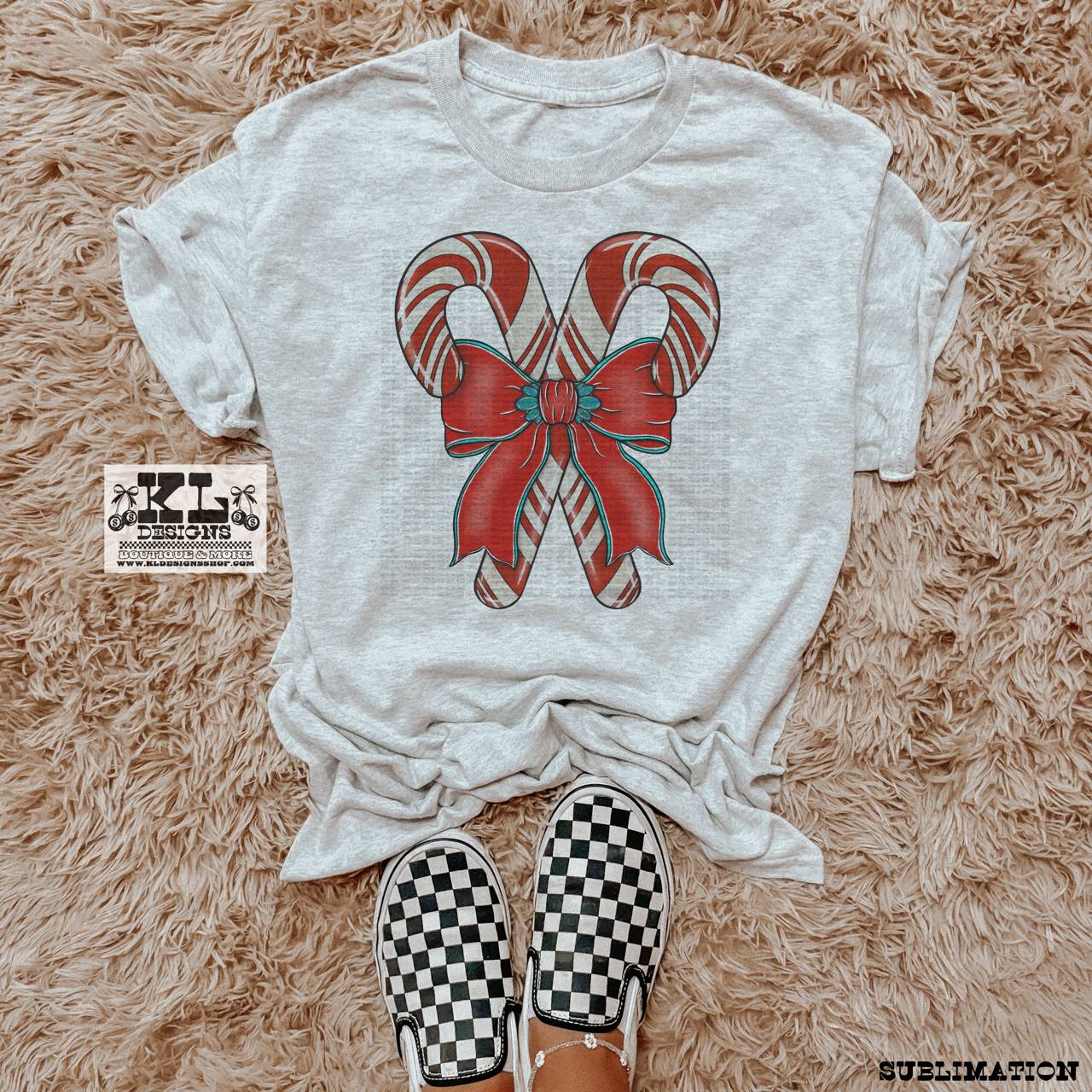 Red Ribbon Candy Canes