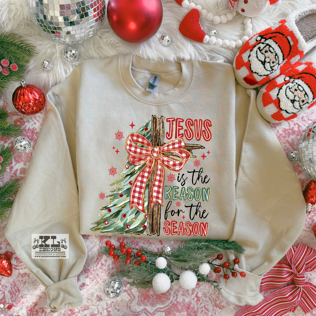 Reason For a the Season Cross Christmas Tree