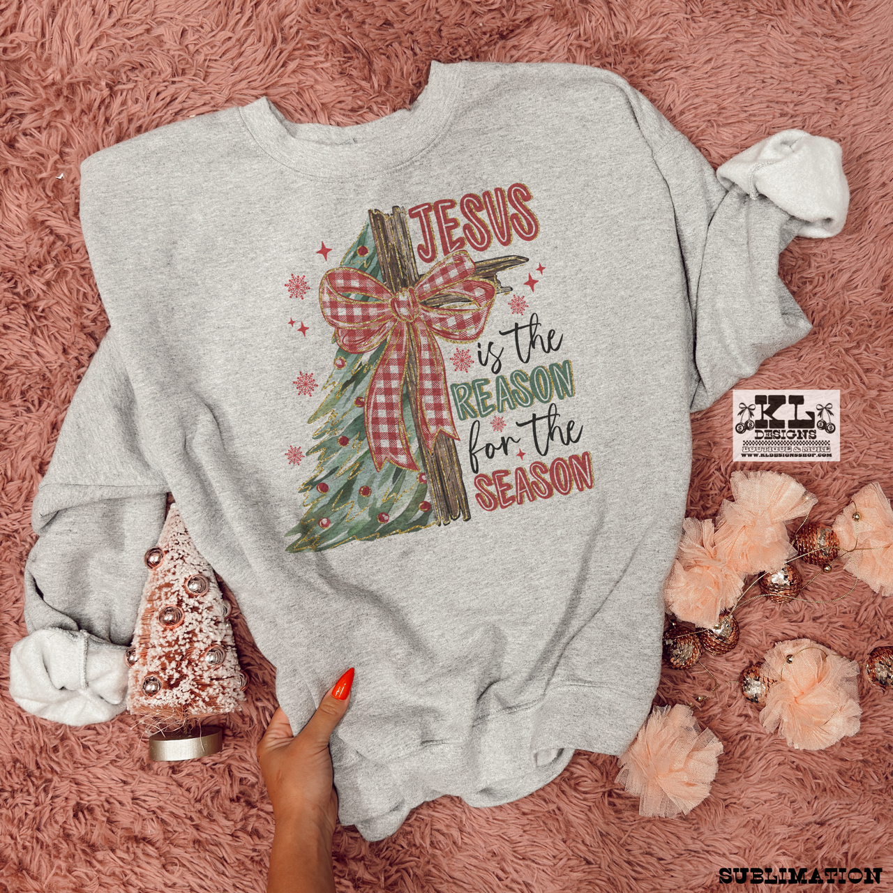 Reason For a the Season Cross Christmas Tree