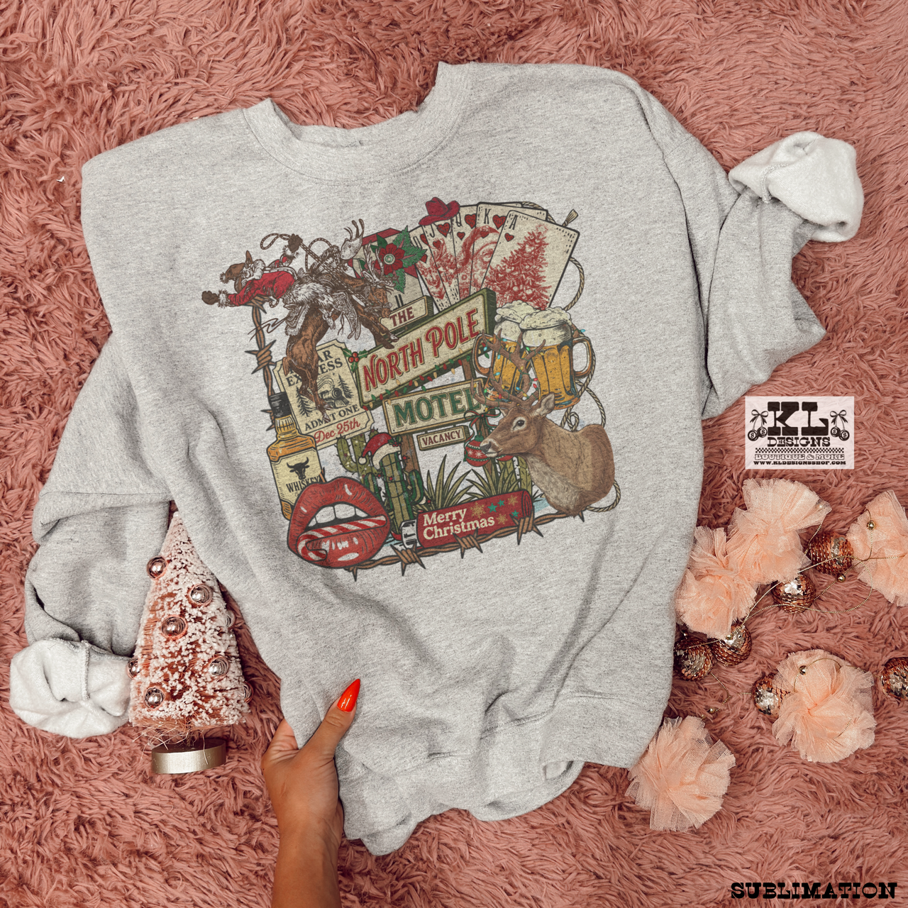 North Pole Motel Collage