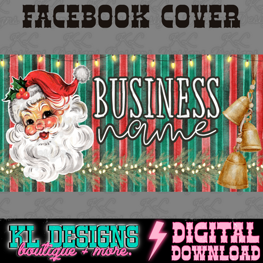 Christmas Facebook Group Cover Photos (multiple designs) | Digital Download