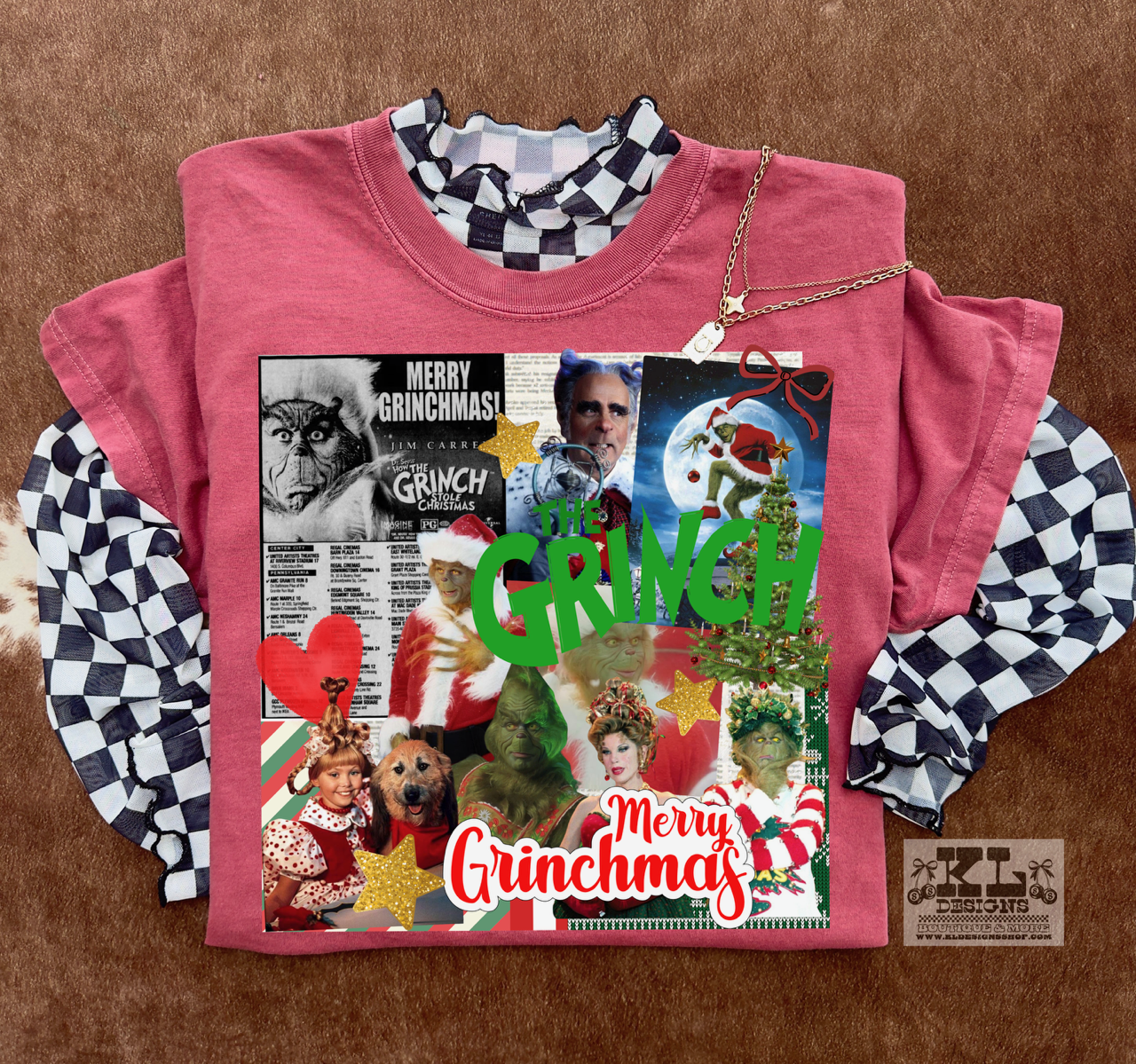 Classic Christmas Collage - MERRY GREEN