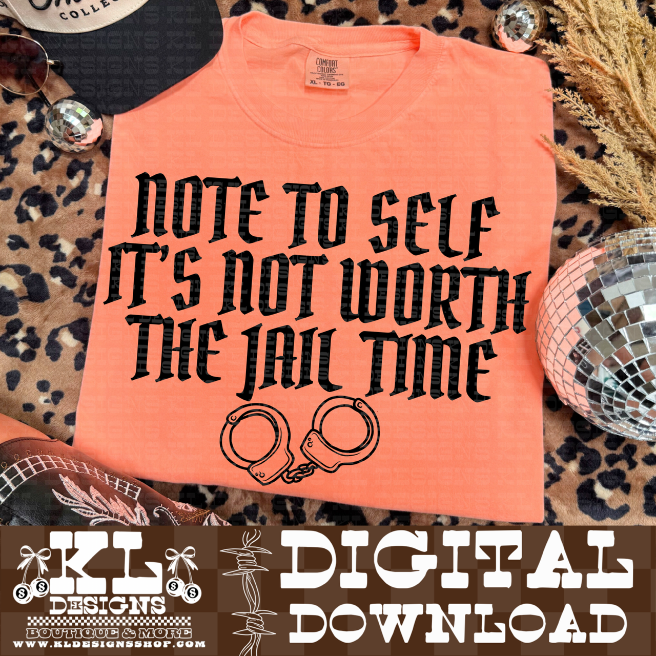 Note To Self Cuffs | Digital Download