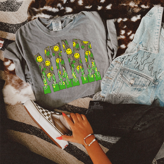 Mama Green Flame Camo
