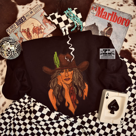 Up In Flames Cowgirl