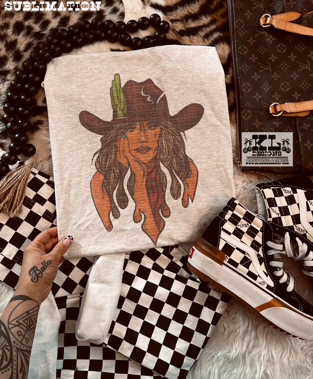 Up In Flames Cowgirl