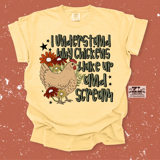 I Understand Why Chickens Scream