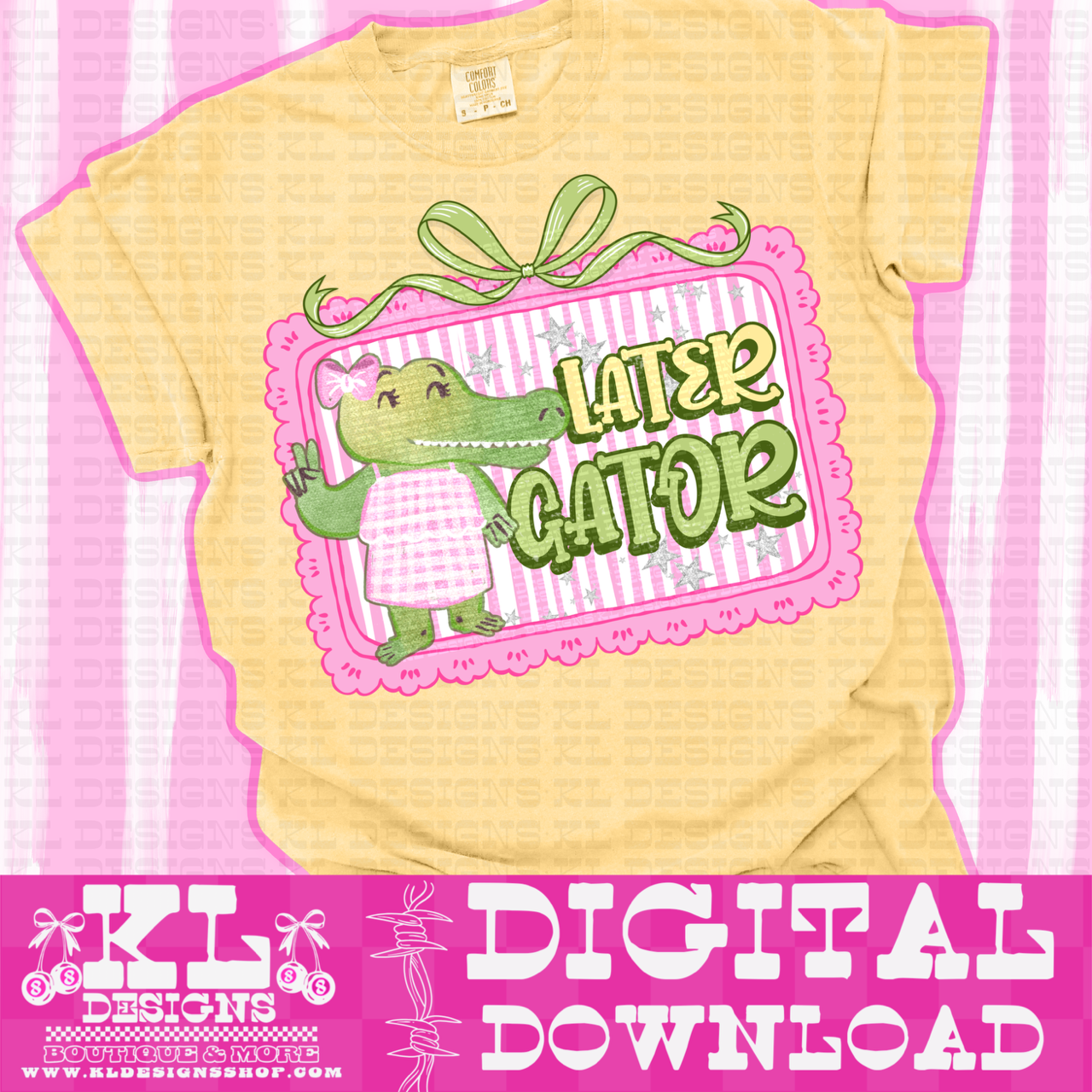 After Girly Gator | Digital Download