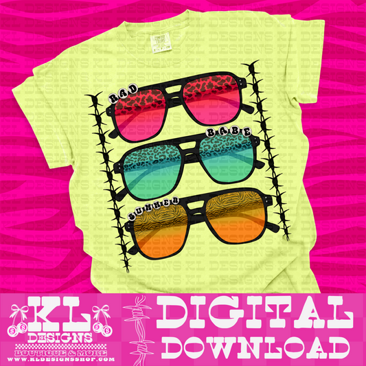 Rad Babe Summer Shades | Digital Download