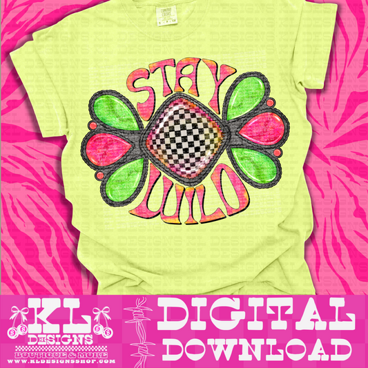Checkered Pink&Green Jewel  (5 files) | Digital Download