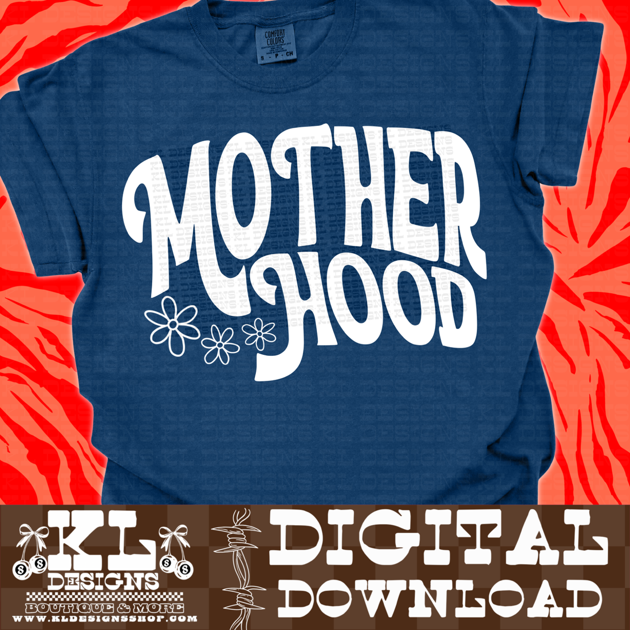 Mother Hood Flowers  (4 color files) | Digital Download