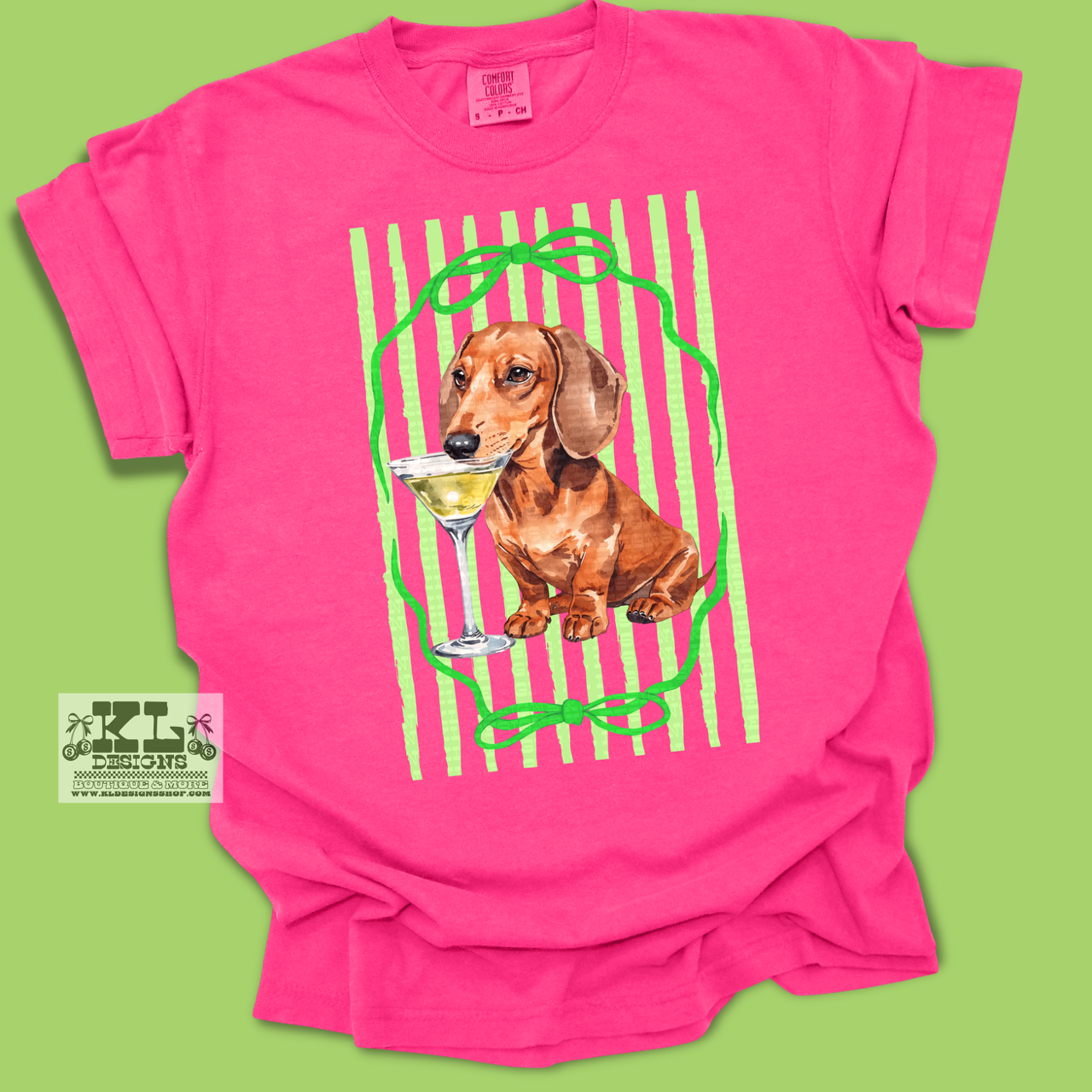 Girly Cocktail Dachshund