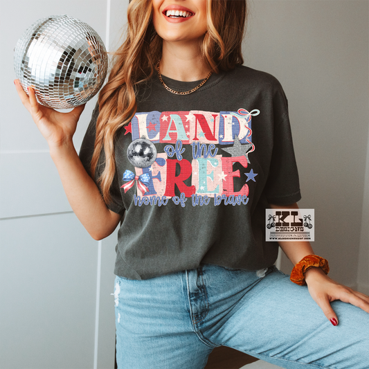 Land Of The Free Scrap Collage